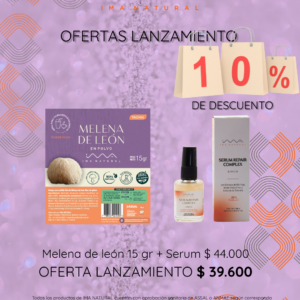 Melena de león 15 gr + Serum Repair Complex 30 ml